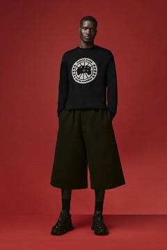 Ropa Canada Goose Hombre Outlet - Logo Suéteres Negros XF5268019